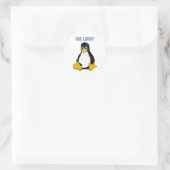 Linux製品とデザイン ラウンドシール (バッグ)