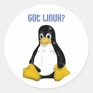 Linux製品とデザイン ラウンドシール