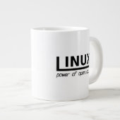 Linux ジャンボコーヒーマグカップ (正面右)