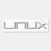 LINUX バンパーステッカー (正面)