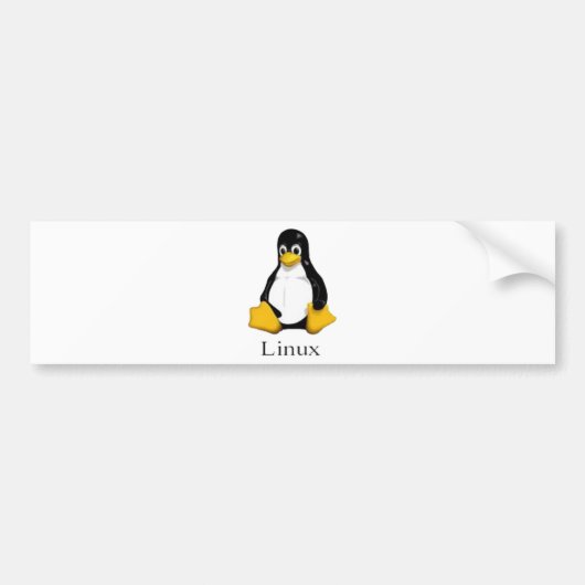 Linux バンパーステッカー (正面)