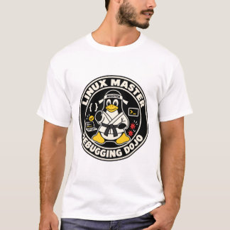 Linux ペンギン タックス ファンアート - 道場の達人 tシャツ