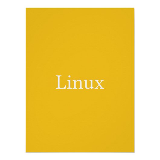 Linux ポスター (正面)