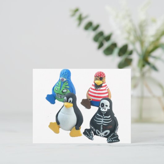 linux ポストカード (スタンド正面)