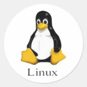 linux ラウンドシール (正面)