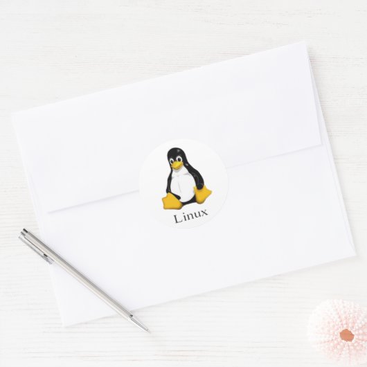 linux ラウンドシール (封筒)