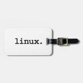 Linux ラゲッジタグ (正面横)