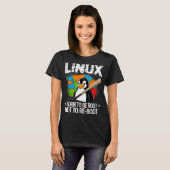 Linux - ルートに生まれし者 tシャツ (正面フル)