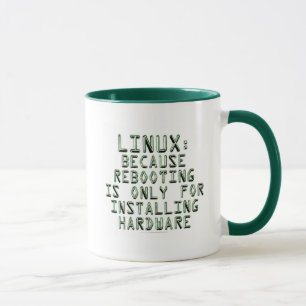 Linux: 再起動が取付けることのためだけ…であるので マグカップ