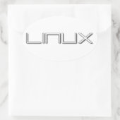 LINUX 楕円形シール (バッグ)