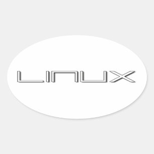 LINUX 楕円形シール