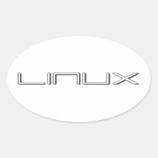 LINUX 楕円形シール