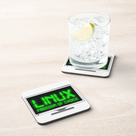 Linux – 自由な選択 コースター (右側)