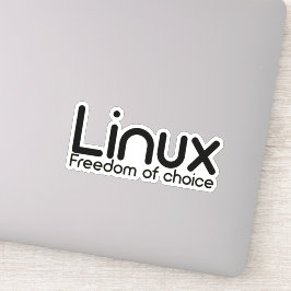 Linux – 自由な選択 シール
