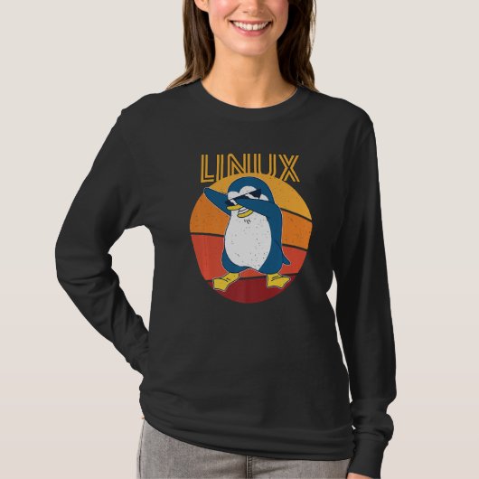 Linux Admin Cool Penguin Nerd Informatics Premium Tシャツ (正面)