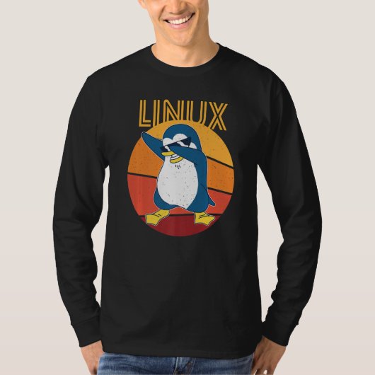 Linux Admin Cool Penguin Nerd Informatics Premium Tシャツ (正面)