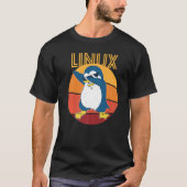 Linux Admin Cool Penguin Nerd Informatics Premium Tシャツ (正面)