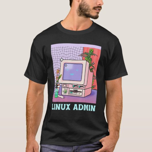 Linux Admin Linux Penguin Linux Information Skill Tシャツ (正面)