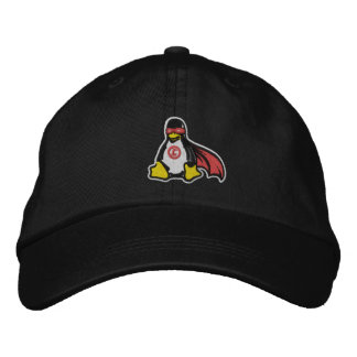 Linux Avenger Penguin Hat 刺繍入りキャップ