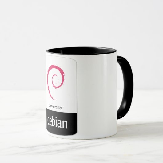 Linux -Debian Mag搭載 マグカップ (正面右)