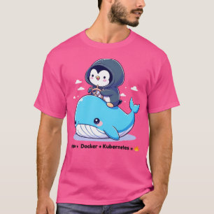 Linux Docker Kubernetes Tシャツ
