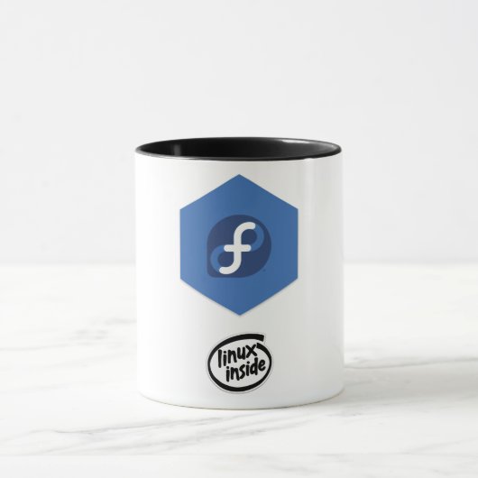 Linux Fedora Mug マグカップ (中央)