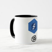 Linux Fedora Mug マグカップ (正面左)