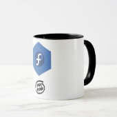 Linux Fedora Mug マグカップ (正面右)