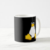 Linux Grey Small コーヒーマグカップ (正面右)