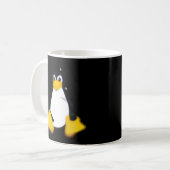 Linux Grey Small コーヒーマグカップ (正面左)