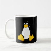 Linux Grey Small コーヒーマグカップ (左)