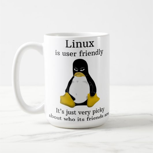 Linux Limited Edition  コーヒーマグカップ (左)