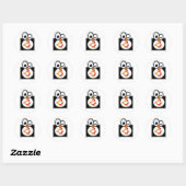 Linux Penguin Ubuntuステッカー ラウンドシール (シート)