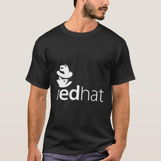 Linux Red Penguin TuxオープンソースOs Tシャツ (正面)