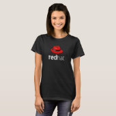 Linux redhat lover tee Penguin TuxオープンソースOs Tシャツ (正面フル)