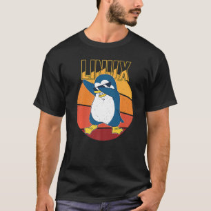 Linux Root Admin Penguin情クール報学おたく前 Tシャツ