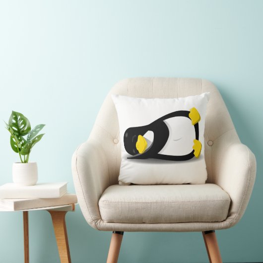 Linux Sleepy Tux pillow クッション (椅子)