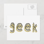 Linux Tuxギーク ポストカード (正面/裏面)