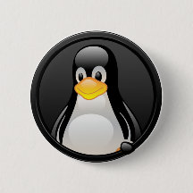 Linux - Tuxヘッドボタン