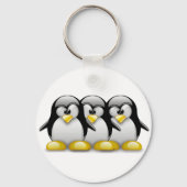 LINUX TUX BROTHERS キーホルダー (正面)