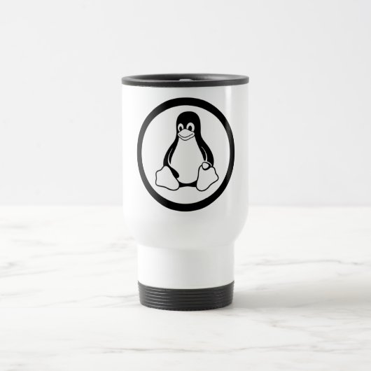 Linux Tux Mug トラベルマグ (中央)