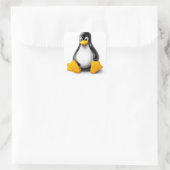 Linux Tux the Penguin スクエアシール (バッグ)