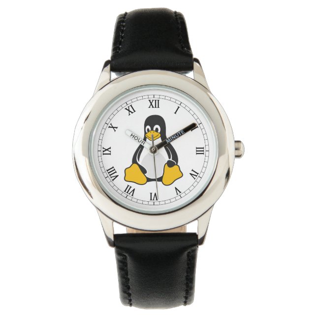 Linux Tux the Penguin Watch 腕時計 (正面)