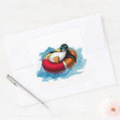 Linux Ubuntu スクエアシール (封筒)