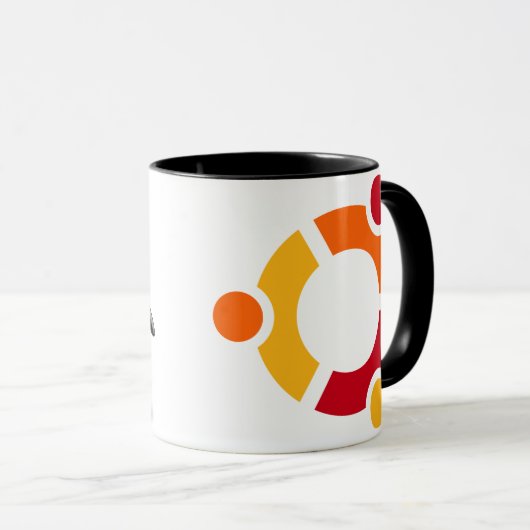 Linux Ubuntu Mug マグカップ (正面右)