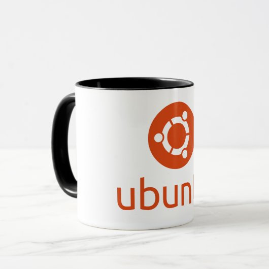 Linux Ubuntu Mug マグカップ (正面左)