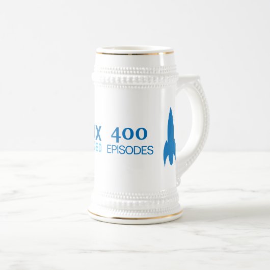 LINUX Unplugged Beer Stein ビールジョッキ (正面右)