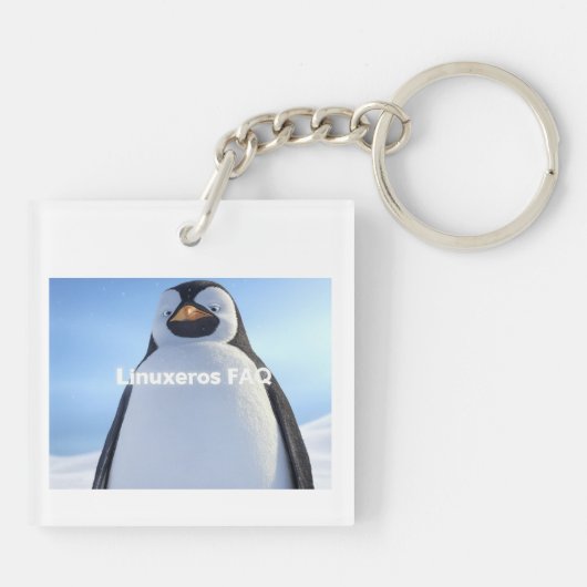 LinuxerosのFAQ キーホルダー (裏面)