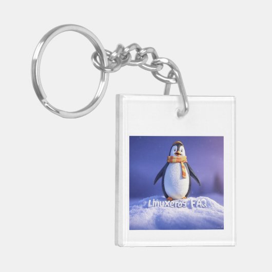 LinuxerosのFAQ キーホルダー (正面左)