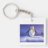 LinuxerosのFAQ キーホルダー (正面)